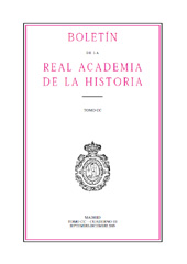 Fascículo, Boletín de la Real Academia de la Historia : CC, III, 2003, Real Academia de la Historia