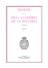 Fascículo, Boletín de la Real Academia de la Historia : CC, II, 2003, Real Academia de la Historia