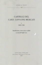 E-book, Carteggi del card. Giovanni Mercati : I : 1889-1936, Biblioteca apostolica vaticana