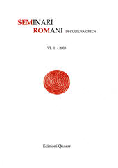 Article, Le simmetrie del testo (a proposito di Orazio, Carm. 1. 37), Edizioni Quasar