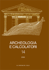 Heft, Archeologia e calcolatori : 14, 2003, All'insegna del giglio