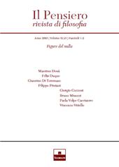 Fascicule, Il Pensiero : rivista di filosofia : XLII, 1/2, 2003, InSchibboleth