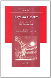 eBook, Ingresso a teatro : guida all'analisi della drammaturgia, Le Lettere