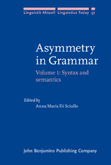 E-book, Asymmetry in Grammar, John Benjamins Publishing Company