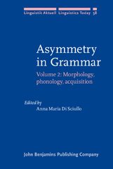 E-book, Asymmetry in Grammar, John Benjamins Publishing Company