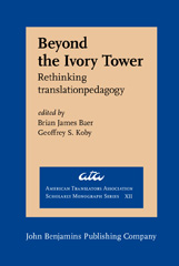E-book, Beyond the Ivory Tower, John Benjamins Publishing Company