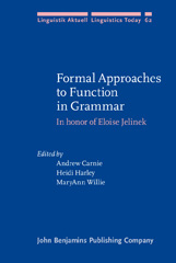 E-book, Formal Approaches to Function in Grammar, John Benjamins Publishing Company