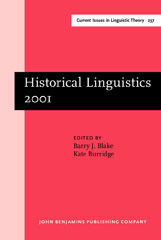 E-book, Historical Linguistics 2001, John Benjamins Publishing Company