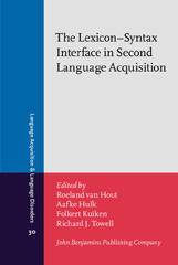 E-book, The Lexicon-Syntax Interface in Second Language Acquisition, John Benjamins Publishing Company