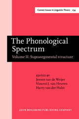 E-book, The Phonological Spectrum, John Benjamins Publishing Company