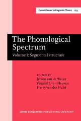 E-book, The Phonological Spectrum, John Benjamins Publishing Company