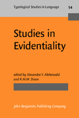 eBook, Studies in Evidentiality, John Benjamins Publishing Company