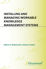 E-book, Installing and Managing Workable Knowledge Management Systems, Rubenstein, Albert, Bloomsbury Publishing