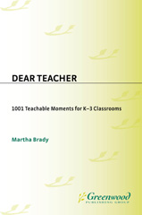 E-book, Dear Teacher, Brady, Martha, Bloomsbury Publishing