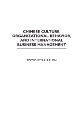 E-book, Chinese Culture, Organizational Behavior, and International Business Management, Bloomsbury Publishing