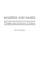 E-book, Mazzini and Marx : Thoughts Upon Democracy in Europe, Bloomsbury Publishing