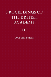 E-book, 2001 Lectures, The British Academy
