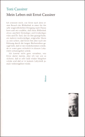 E-book, Mein Leben mit Ernst Cassirer, Felix Meiner Verlag