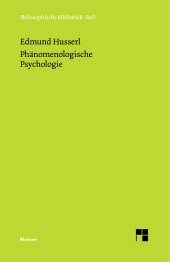 E-book, Phänomenologische Psychologie, Felix Meiner Verlag