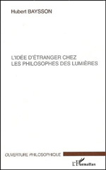 eBook, Idee d'etranger chez les philosophes des lumieres, Baysson, Hubert François, L'Harmattan