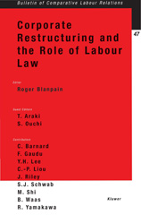 E-book, Corporate Restructuring and the Role of Labour Law, Kluwer Law International