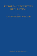 E-book, European Securities Regulation, Warren, III Manning Gilbert, Kluwer Law International