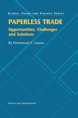 E-book, Paperless Trade, Laryea, Emmanuel T., Kluwer Law International