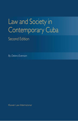 E-book, Law and Society Contemporary Cuba, Evenson, Debra, Kluwer Law International