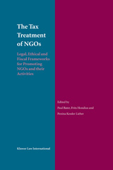 E-book, The Tax Treatment of NGOs : Legal, Ethical and Fiscal Frameworks for Promoting NGOs and their Activities, Kluwer Law International