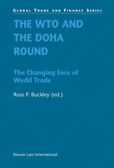 E-book, The WTO and the Doha Round : The Changing Face of World Trade, Kluwer Law International