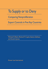 E-book, To Supply or To Deny, Kluwer Law International