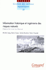 E-book, Information historique et ingénierie des risques naturels : L'Isère et le torrent du Manival, Irstea