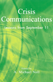 E-book, Crisis Communications : Lessons from September 11, Rowman & Littlefield