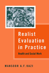 E-book, Realist Evaluation in Practice : Health and Social Work, Kazi, Mansoor A F., Sage