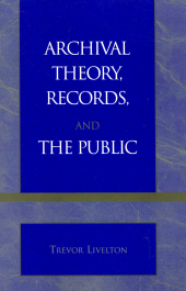 E-book, Archival Theory, Records, and the Public, Scarecrow Press
