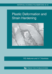 E-book, Plastic Deformation and Strain Hardening, Kettunen, P.O., Trans Tech Publications Ltd