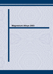 eBook, Magnesium Alloys 2003, Trans Tech Publications Ltd