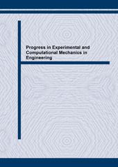 E-book, Progress in Experimental and Computational Mechanics in Engineering, Trans Tech Publications Ltd