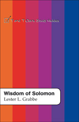 E-book, Wisdom of Solomon, Grabbe, Lester L., T&T Clark