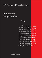 eBook, Sintaxis de las partículas, Pavón Lucero, María Victoria, Visor Libros