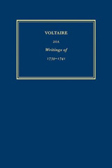 E-book, Œuvres complètes de Voltaire (Complete Works of Voltaire) 20A : Oeuvres de 1739-1741, Voltaire Foundation