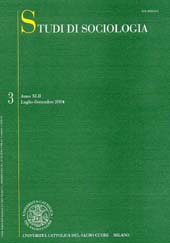 Fascicolo, Studi di sociologia. N. 3 - 2004, 2004, Vita e Pensiero