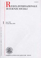 Fascicolo, Rivista internazionale di scienze sociali. GEN./MAR., 2004, Vita e Pensiero