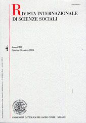 Issue, Rivista internazionale di scienze sociali. N. 4 - 2004, 2004, Vita e Pensiero