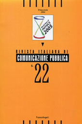 Issue, Rivista italiana di comunicazione pubblica. Fascicolo 22, 2004, Franco Angeli