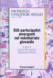 Article, Itinerari alla prosocialità dei giovani adulti volontari: indicazioni da una indagine empirica, Franco Angeli