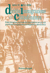 Issue, Diritto, immigrazione e cittadinanza. Fascicolo 3, 2004, Franco Angeli