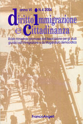 Fascículo, Diritto, immigrazione e cittadinanza. Fascicolo 4, 2004, Franco Angeli