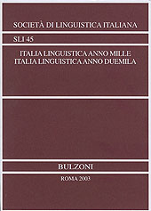 Chapitre, L'innovazione grammaticale in testi scritti di fine millennio, Bulzoni