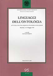 Chapitre, Il linguaggio dell'ontologia analitica, Istituti editoriali e poligrafici internazionali
